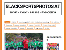 Tablet Screenshot of blacksportsphotos.at
